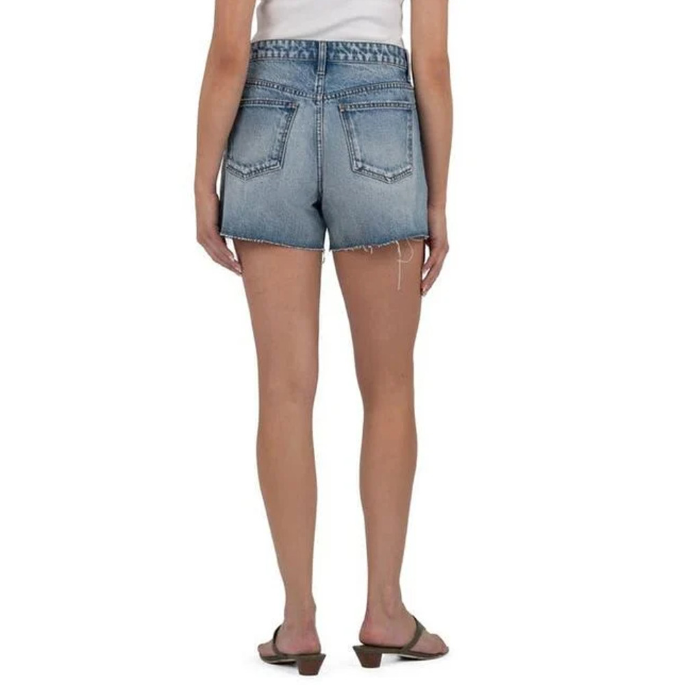KUT FROM THE KLOTH Women's Taylor Denim Shorts Size 4 Freedom Blue High Rise NWT - Picture 3 of 11